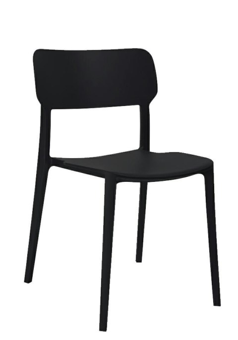 Krzesło ATTO PREMIUM czarne - polipropylen