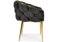 Stylowe krzesło designerskie BALLOON - czarne
