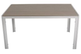 Stół ogrodowy aluminiowy MODENA - Srebrny