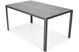 Stół ogrodowy aluminiowy PARMA 150 - czarny