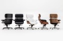 Fotel biurowy LOUNGE GUBERNATOR czarny - sklejka różana, skóra naturalna, stal polerowana Fotel biurowy LOUNGE GUBERNATOR czarny - sklejka różana, skóra naturalna, stal polerowana