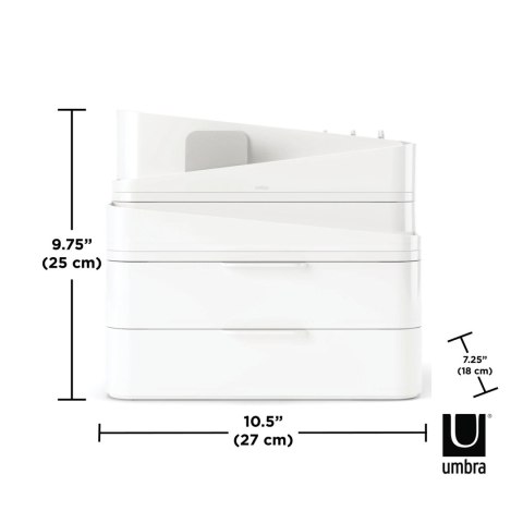 UMBRA organizer kosmetyków GLAM LARGE biały UMBRA organizer kosmetyków GLAM LARGE biały