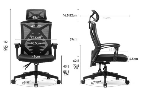 Fotel ergonomiczny ANGEL biurowy obrotowy Astro ANGEL