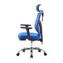 Fotel ergonomiczny ANGEL biurowy obrotowy jOkasta Niebieska ANGEL