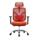 Fotel ergonomiczny ANGEL biurowy obrotowy jOkasta Pomarańczowa ANGEL