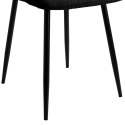 Krzesło DENVER TEDDY boucle czarne