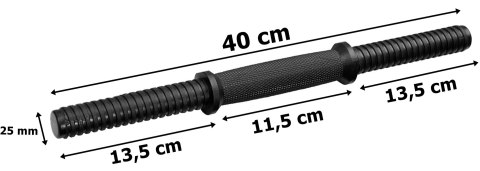 Zestaw 2 hantli TYTAN hantle 2x10 kg