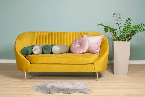 Dekoracyjna poduszka do salonu wałek 50 cm - beżowy Dekoracyjna poduszka do salonu wałek 50 cm - beżowy