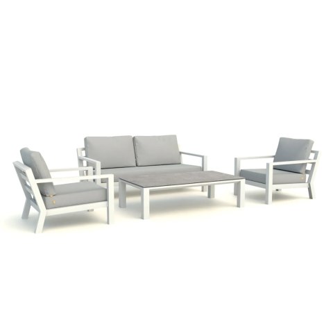 Zestaw wypoczynkowy Timber 4-seat White Mist Grey