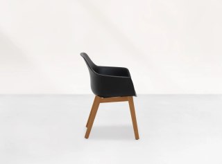 Krzesło Denver Black Teak