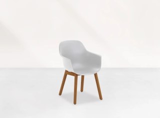 Krzesło Denver White Teak