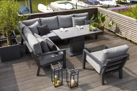 Zestaw wypoczynkowy Timber lounge Lava Mist Grey