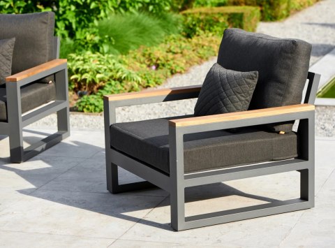 Fotel aluminiowy Soho Lava Teak