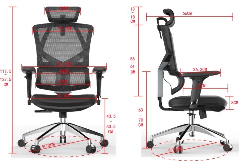 Fotel ergonomiczny ANGEL biurowy obrotowy Dakota 2.0 ANGEL