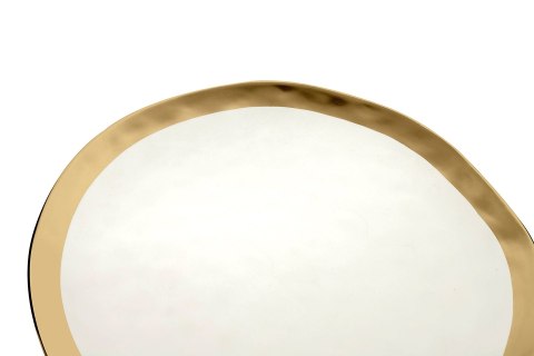 KARE talerz BELL 31 cm biało-złoty KARE talerz BELL 31 cm biało-złoty