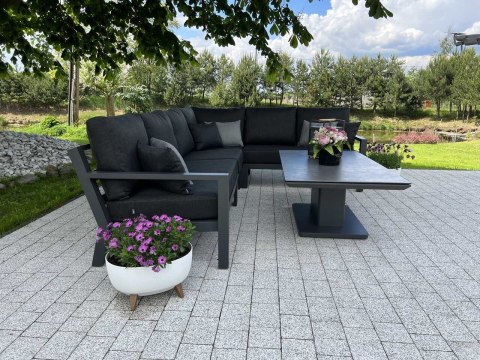 Zestaw wypoczynkowy Timber lounge Lava Basalt