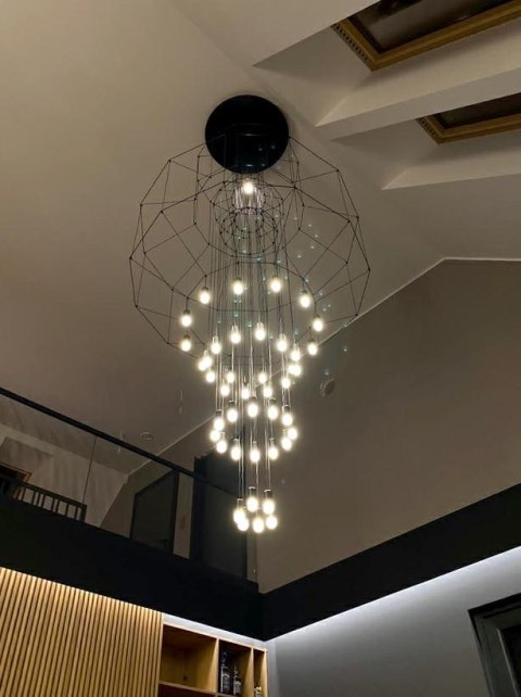 Lampa wisząca FLUSSO 43 GRANDE czarne