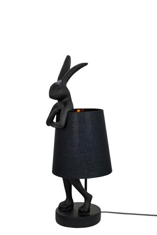 Lampa stołowa KRÓLIK 50 cm czarna / czarna