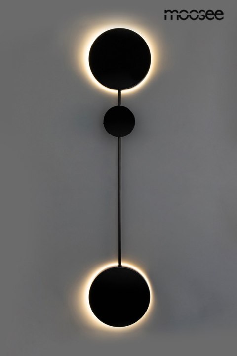 MOOSEE lampa ścienna SHADOW 2 czarna MOOSEE lampa ścienna SHADOW 2 czarna