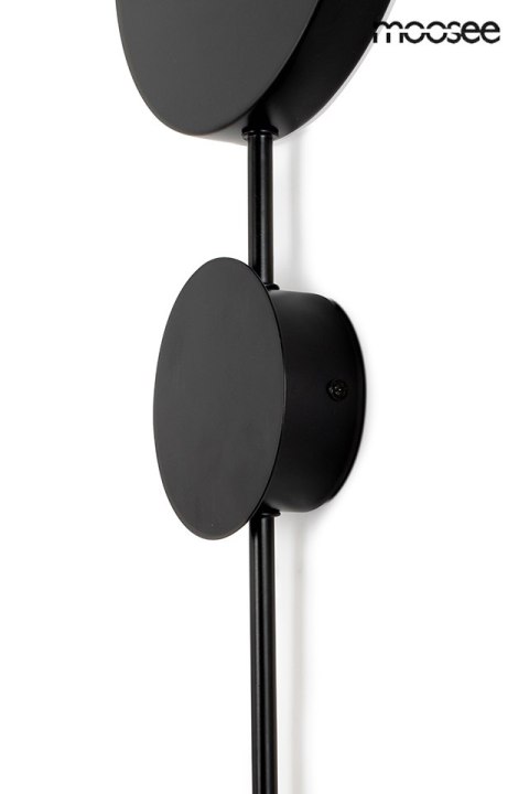 MOOSEE lampa ścienna SHADOW 2 czarna MOOSEE lampa ścienna SHADOW 2 czarna
