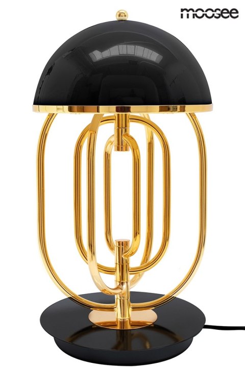 MOOSEE lampa stołowa BOTTEGA złota / czarna