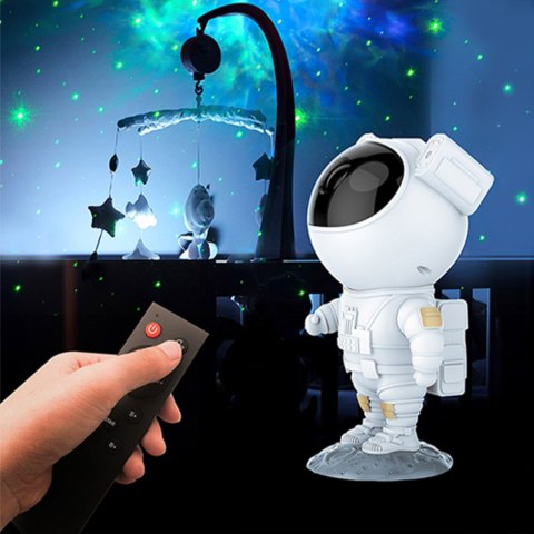 Lampa nocna projektor led ASTRONAUTA biały Lampa nocna projektor led ASTRONAUTA biały
