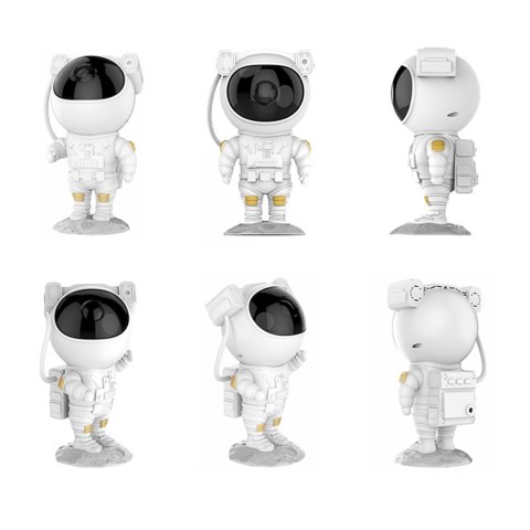 Lampa nocna projektor led ASTRONAUTA biały Lampa nocna projektor led ASTRONAUTA biały