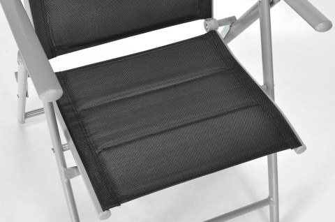 Zestaw ogrodowy stół i krzesła dla 6 osób MODERN - Czarne