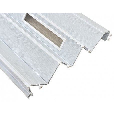 Drzwi harmonijkowe 005S-49-90 biały dąb mat 90 cm