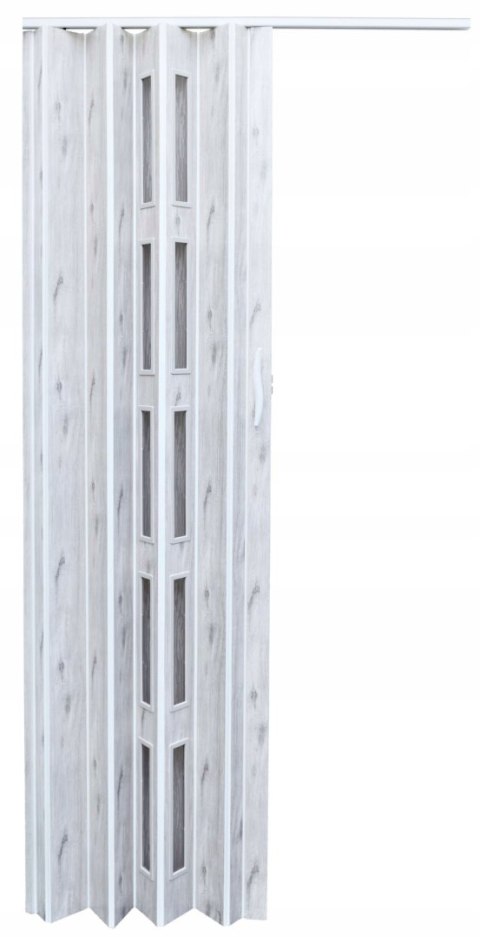 Drzwi harmonijkowe 005S-90-62 dąb alaska mat 90cm