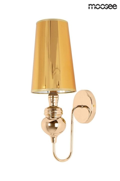 MOOSEE lampa ścienna QUEEN 15 złota MOOSEE lampa ścienna QUEEN 15 złota