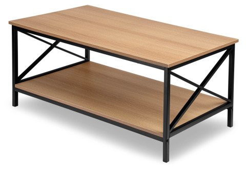 Stolik kawowy ława loft HERNING MODERN OAK