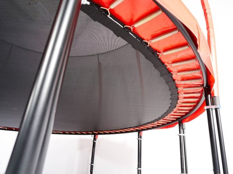 Trampolina Ogrodowa Jumpi 487cm/16FT Maxy Comfort Plus Czarna Z Wewnętrzną Siatką Jumpi