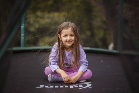 Trampolina Ogrodowa Jumpi 487cm/16FT Maxy Comfort Plus Czarna Z Wewnętrzną Siatką Jumpi