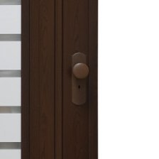 Drzwi harmonijkowe 015 B01-7291-86 orzech mat 86 cm Drzwi harmonijkowe 015 B01-7291-86 orzech mat 86 cm