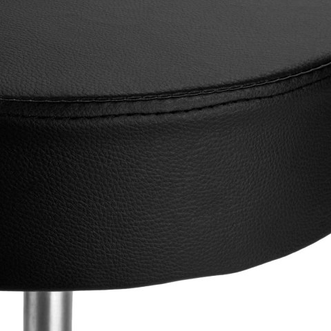 Taboret kosmetyczny na kółkach TULSA czarny Taboret kosmetyczny na kółkach TULSA czarny