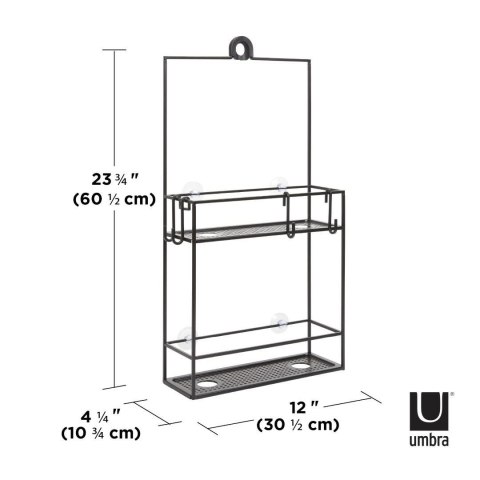 UMBRA półka prysznicowa CUBIKO czarna UMBRA półka prysznicowa CUBIKO czarna