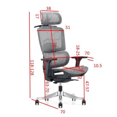 Fotel ergonomiczny ANGEL biurowy obrotowy Otus ANGEL