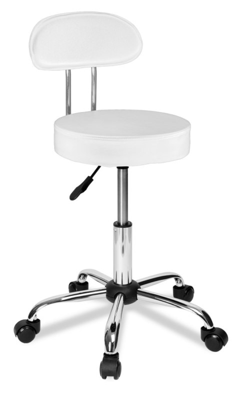 Taboret kosmetyczny GAMMA biały Taboret kosmetyczny GAMMA biały