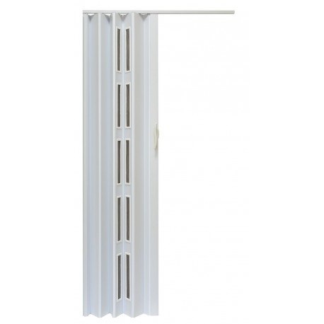 Drzwi harmonijkowe 005S-014-80 biały mat 80 cm
