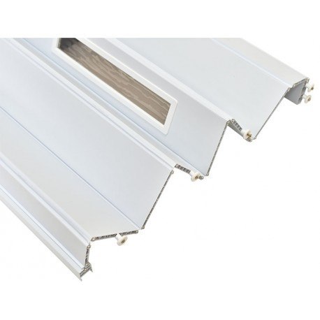 Drzwi harmonijkowe 005S-014-80 biały mat 80 cm