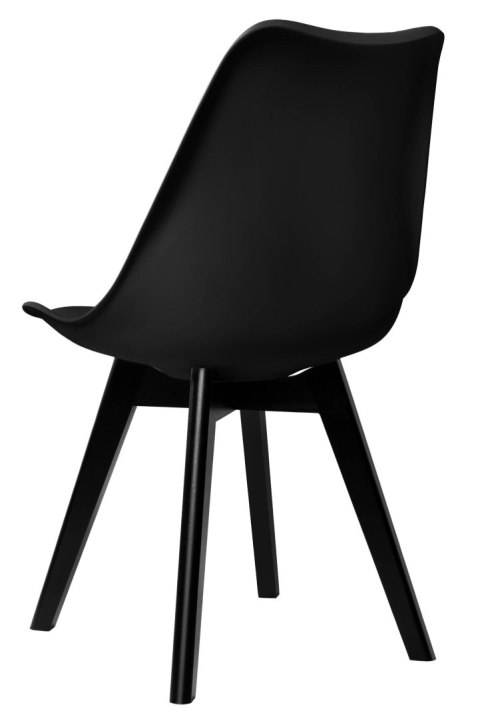 Krzesło loftowe K-NANTES BLACK DSW czarne Krzesło loftowe K-NANTES BLACK DSW czarne