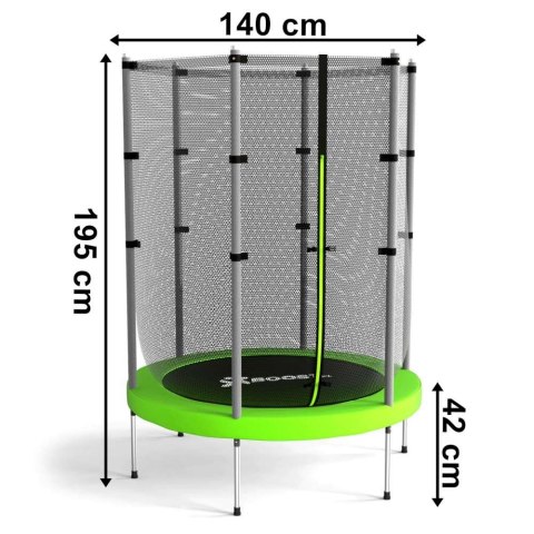 Trampolina z siatką wewnętrzną SAUT 140 cm