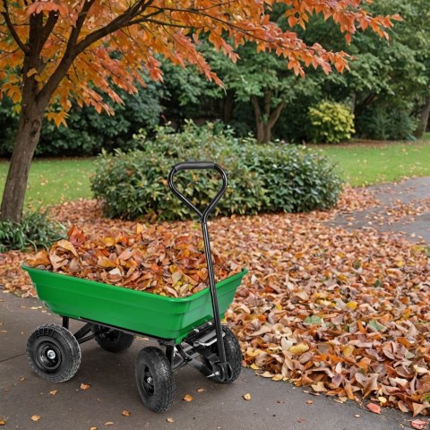 Wózek ogrodowy wywrotka GARTEN zielony