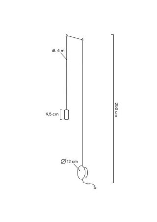 Lampa ścienna FLUS WALL czarna