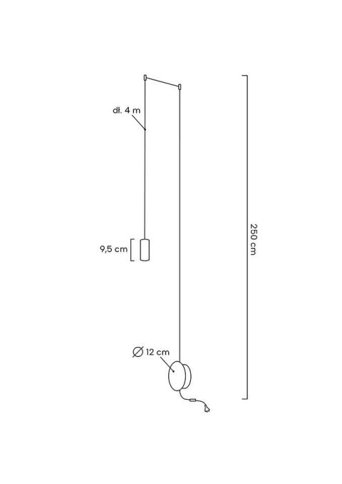 Lampa ścienna FLUS WALL czarna