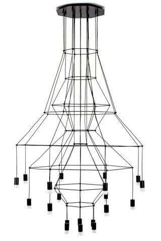 Lampa wisząca FLUS 20 czarna