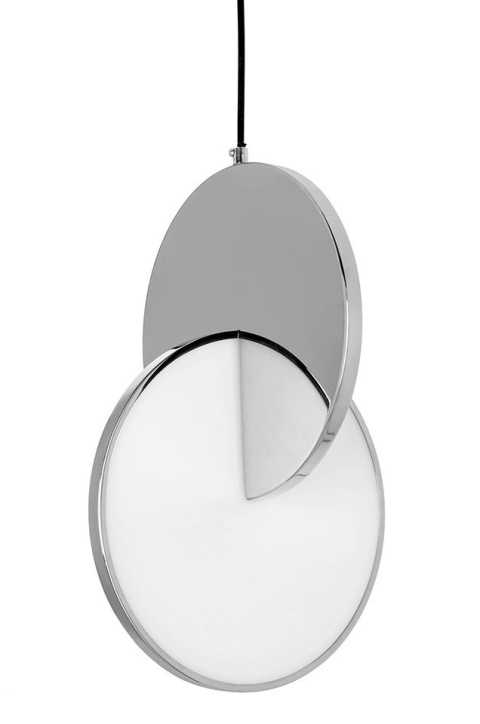 Lampa wisząca DOUBLE DISC srebrna