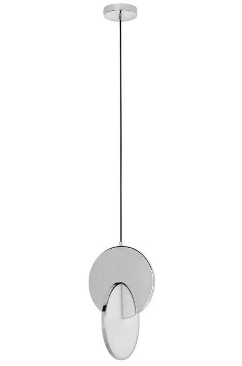 Lampa wisząca DOUBLE DISC srebrna