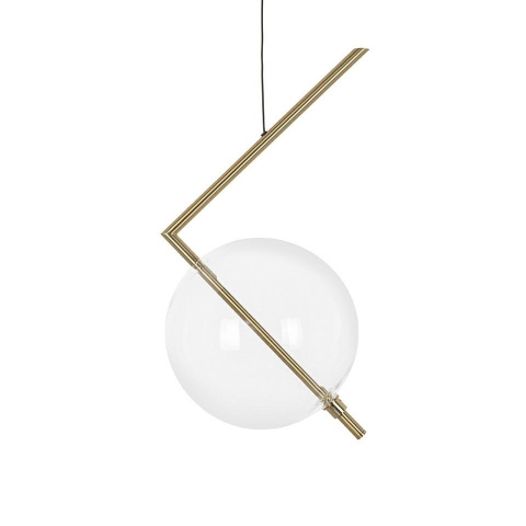 Lampa wisząca BUBBLE CLEAR SINGLE złota